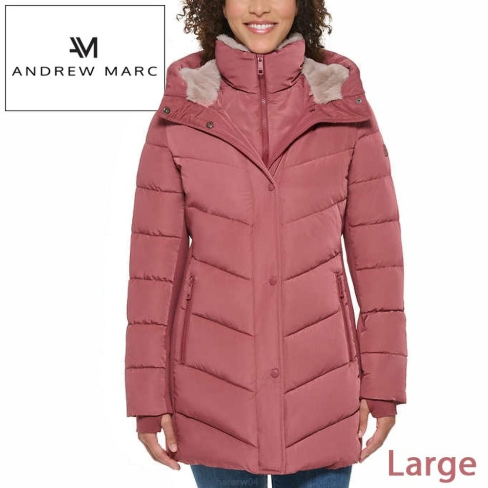 Andrew Marc Ladies' Walker Jacket - PINK - L NWT